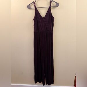 Wild Fable Purple Sleeveless Jumpsuit V-Neck